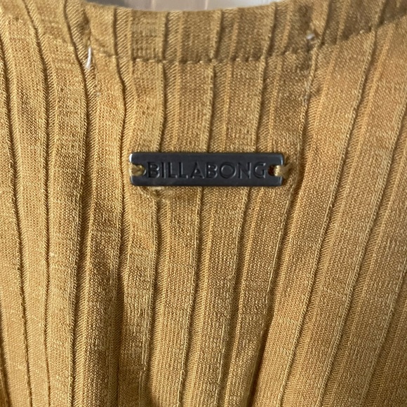 Billabong Mustard Yellow Ribbed Tank Top - Picture 5 of 5